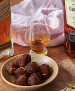 Dark Chocolate, Orange and Sea Salt Truffles