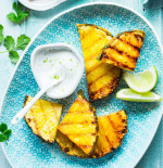 Grilled Pineapple with Brown Sugar Rum Glaze