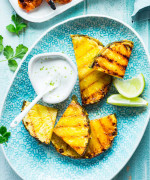 Grilled Pineapple with Brown Sugar Rum Glaze