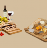 Win this Bamboo Cheese Board Four-Piece Set