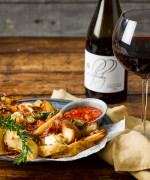 Loaded Wedges with Grilled Pancetta & Jalapeño Sour Cream