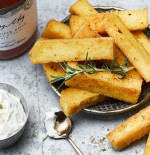 Polenta Fries with Feta and Rosemary Dip 
