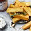 Polenta Fries with Feta and Rosemary Dip 