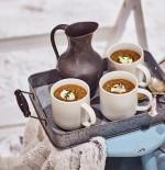 Mushroom & Bacon soup 