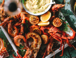 Prawns & Cray Tails with Vodka Lime Aioli