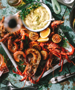 Prawns & Cray Tails with Vodka Lime Aioli