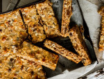 Toasted Oat, Ginger & Caramel Slice