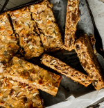 Toasted Oat, Ginger & Caramel Slice