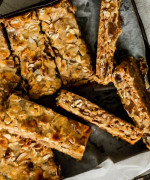 Toasted Oat, Ginger & Caramel Slice