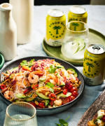 SEARED PRAWN NOODLE SALAD WITH CHILLI AND ROASTED PEANUTS