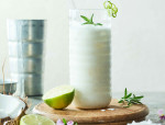 Lychee, Coconut & Rosemary Mojito