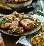 Crispy Chicken Nibbles with Hickory Mayo