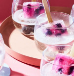 Gin & Blueberry Prosecco Popsicles