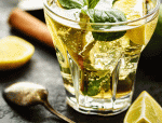 Ginger whisky mojito 
