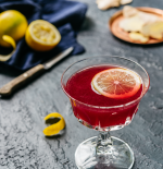 Plum and Ginger Whisky Sour 