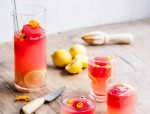 Raspberry Gin and Lemonade Cooler