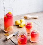 Raspberry Gin and Lemonade Cooler