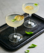 Lemon Basil Martini