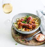 Chicken and Wine Paprikash 