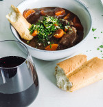 Venison, Red Wine and Chocolate Casserole 