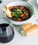 Venison, Red Wine and Chocolate Casserole 