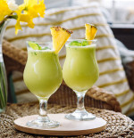 Pineapple and Basil Colada