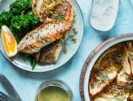 Crispy Skinned Snapper with White Wine Braised Fennel