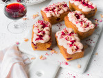 PLUM CAKES WITH PINOT NOIR ICING
