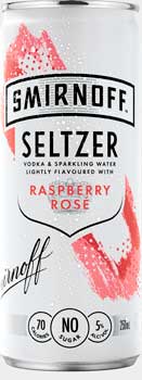 d 1648 Smirnoff Cans AUS CAN A Raspberry Rose Link Smirnoff Seltzer Raspberry Rosé