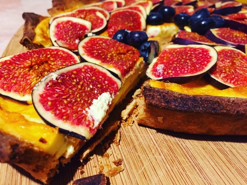fig tart, marlborough, wine